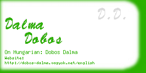 dalma dobos business card